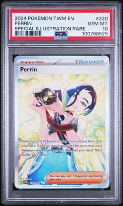 2024 Pokemon Twm En-Twilight Masquerade Perrin Special Illustration Rare #220 PSA 10