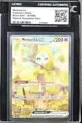 2025 Black Bolt Meloetta ex Special Illustration Rare #167/086 CGC Authentic