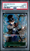 2025 One Piece 3rd Anniversary Tournament 3 Brothers Pack Sabo 3rd Anv 3 Brothers Pk-Winner #027 PSA 10