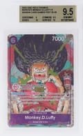 2025 One Piece Card Game Promos Monkey.D.Luffy R/(Bandai Card Games Fest 25-26) #OP07073 BGS 9.5