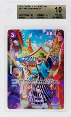 2025 One Piece Card Game Royal Blood Uso-Hachi SP #ST18001 BGS 10  Pristine
