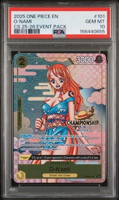2025 One Piece Championship 2025-26 Event Pack O-Nami #101 PSA 10