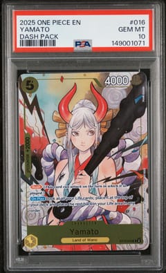 2025 One Piece Dash Pack 2025 Yamato #016 PSA 10