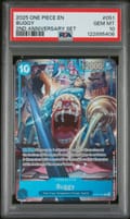 2025 One Piece English Version 2nd Anniversary Set Buggy #051 PSA 10