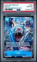 2025 One Piece English Version 2nd Anniversary Set Buggy #051 PSA 10