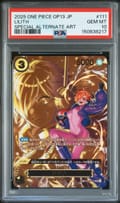 2025 One Piece Japanese Op13-Carrying on His Will Lilith Special Alternate Art #111 PSA 10