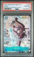 2025 One Piece Japanese Prb02-Premium Booster -One Piece Card the Best- Vol.2 Sanji Manga Alternate Art #119 PSA 10