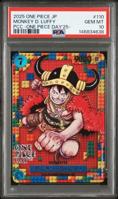 2025 One Piece Japanese Premium Card Collection -One Piece Day'25- Monkey D. Luffy #110 PSA 10