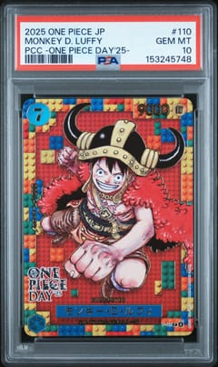 2025 One Piece Japanese Premium Card Collection -One Piece Day'25- Monkey D. Luffy #110 PSA 10