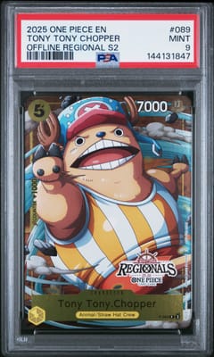 2025 One Piece Offline Regionals Pack 2025 Season 2 Tony Tony Chopper #089 PSA 9