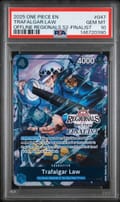 2025 One Piece Offline Regionals Pack 2025 Season 2 Trafalgar Law Offline Regionals S2-Finalist #047 PSA 10