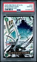 2025 One Piece Op12-Legacy of the Master Dead Man's Game Alternate Art #037 PSA 10