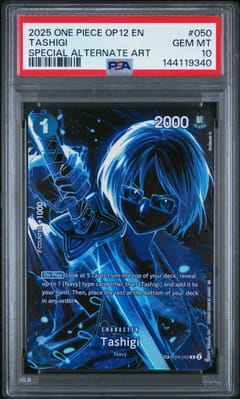 2025 One Piece Op12-Legacy of the Master Tashigi Special Alternate Art #050 PSA 10