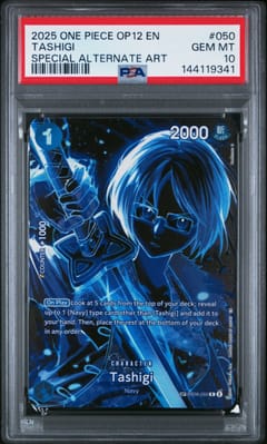 2025 One Piece Op12-Legacy of the Master Tashigi Special Alternate Art #050 PSA 10