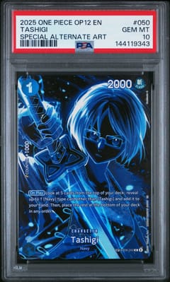 2025 One Piece Op12-Legacy of the Master Tashigi Special Alternate Art #050 PSA 10