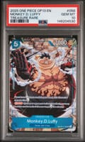 2025 One Piece Op13-Carrying on His Will Monkey D. Luffy Treasure Rare #058 PSA 10