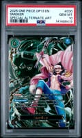 2025 One Piece Op13-Carrying on His Will Smoker Special Alternate Art #030 PSA 10
