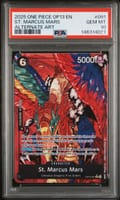 2025 One Piece Op13-Carrying on His Will St. Marcus Mars Alternate Art #091 PSA 10