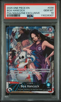 2025 One Piece Promos Boa Hancock Psa Magazine Exclusive #038 PSA 10