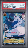 2025 One Piece Promos Jewelry Bonney Illustration Box Ex #105 PSA 10