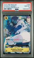 2025 One Piece Promos Jewelry Bonney Illustration Box Ex #105 PSA 10