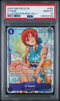 2025 One Piece Promos O-Nami Illustration Box Vol.1 #062 PSA 10