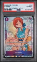 2025 One Piece Promos O-Nami Illustration Box Vol.1 #062 PSA 10