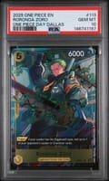 2025 One Piece Promos Roronoa Zoro One Piece Day Dallas #113 PSA 10