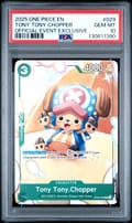 2025 One Piece Promos Tony Tony Chopper Official Event Exclusive #029 PSA 10