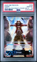 2025 One Piece Promos Usopp Official Playmat Limited Edition Vol.3 #042 PSA 10