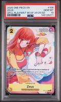 2025 One Piece Promos Zeus Official Playmat -Bandai Card Games Fest 24-25 Edition- #106 PSA 10