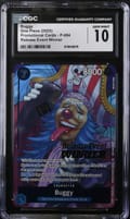 2025 One Piece Promotional Cards Buggy Release Event Winner #P-084 CGC 10