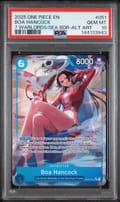 2025 One Piece Seven Warlords of the Sea Binder Set Boa Hancock 7 Warlords / Sea Bdr-Alt Art #051 PSA 10