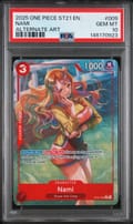 2025 One Piece Starter Deck St21-Ex Gear 5 Nami Alternate Art #009 PSA 10