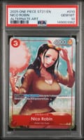 2025 One Piece Starter Deck St21-Ex Gear 5 Nico Robin Alternate Art #010 PSA 10