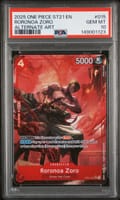 2025 One Piece Starter Deck St21-Ex Gear 5 Roronoa Zoro Alternate Art #015 PSA 10