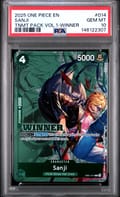 2025 One Piece Tournament Pack Vol.1 Sanji Winner #014 PSA 10