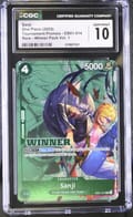 2025 One Piece Tournament Promos Sanji Winner Pack Vol.1 #EB01-014 CGC 10