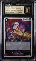 2025 One Piece Tournament Promos Trafalgar Law Beginners Deck Party Winner Pack #OP09-069 CGC 10  Pristine