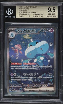 2025 Pokemon Card Game Scarlet & Violet White Flare Japanese Jellicent ex SAR #170 BGS 9.5