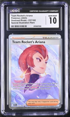 2025 Pokemon Destined Rivals - DRI EN Team Rocket's Ariana Special Illustration Rare (Holo) #237/182 CGC 10
