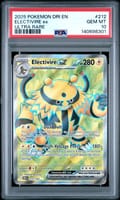 2025 Pokemon Dri En-Destined Rivals Electivire Ex Ultra Rare #212 PSA 10