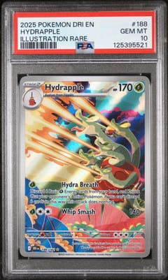 2025 Pokemon Dri En-Destined Rivals Hydrapple Illustration Rare #188 PSA 10