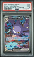 2025 Pokemon Dri En-Destined Rivals Rocket's Crobat Ex Special Illustration Rare #234 PSA 9