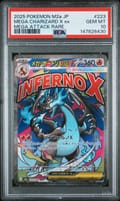 2025 Pokemon Japanese M2a-Mega Dream Ex Mega Charizard X Ex Mega Attack Rare #223 PSA 10