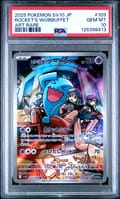 2025 Pokemon Japanese Sv10-Glory of Team Rocket Rocket's Wobbuffet Art Rare #103 PSA 10