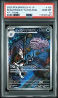 2025 Pokemon Japanese Sv10-Glory of Team Rocket Team Rocket's Weezing Art Rare #105 PSA 10