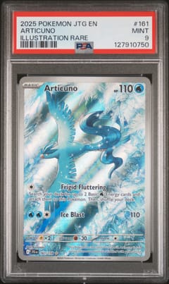 2025 Pokemon Jtg En-Journey Together Articuno Illustration Rare #161 PSA 9