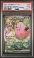 2025 Pokemon Jtg En-Journey Together Lillie's Clefairy Ex Special Illustration Rare #184 PSA 9