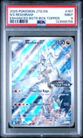 2025 Pokemon Jtg En-Journey Together N's Reshiram Enhanced Booster Box Topper #167 PSA 9